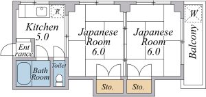 Mコーポ　間取り5号室